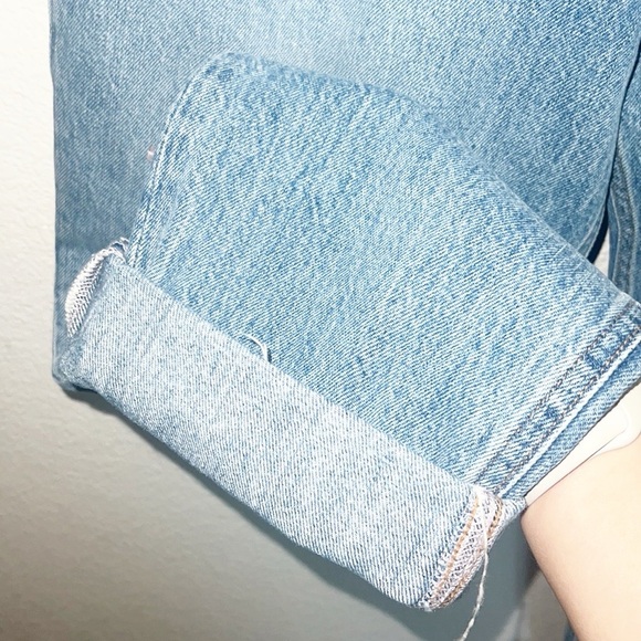 Agolde Fen High Rise Relaxed Taper 100% Cotton Button Fly Jeans - Picture 7 of 12